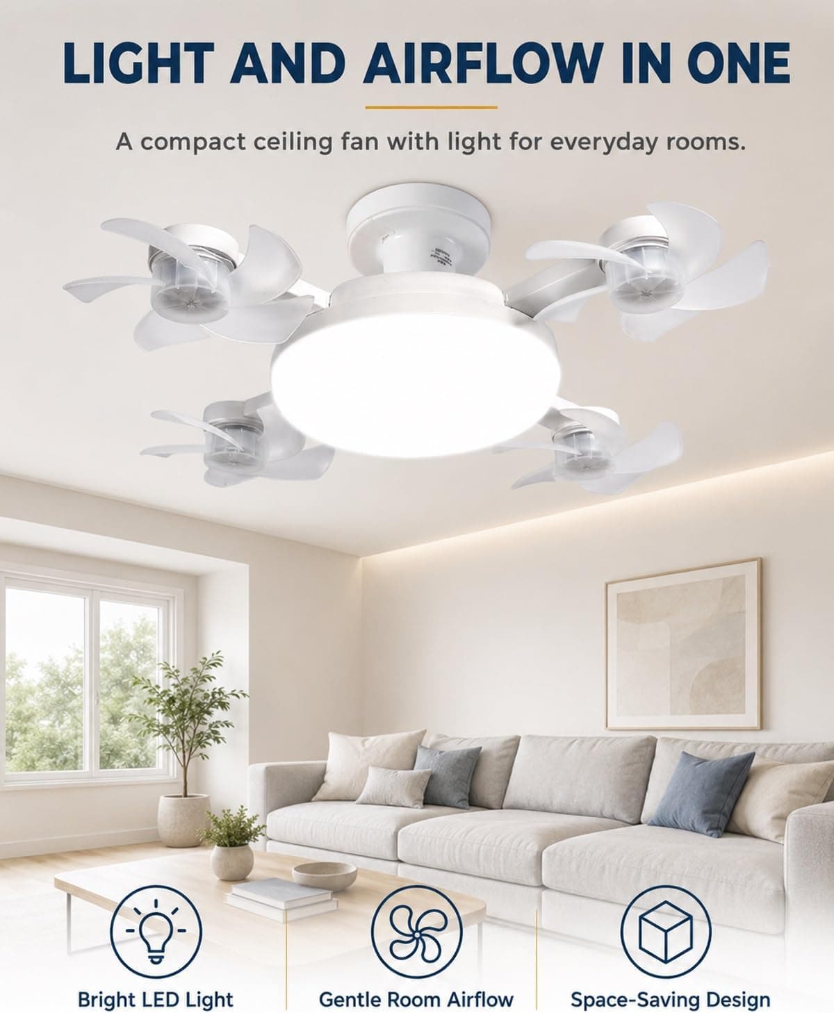 New Ceiling Fan with Lighting